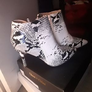 Snake Skin Booties